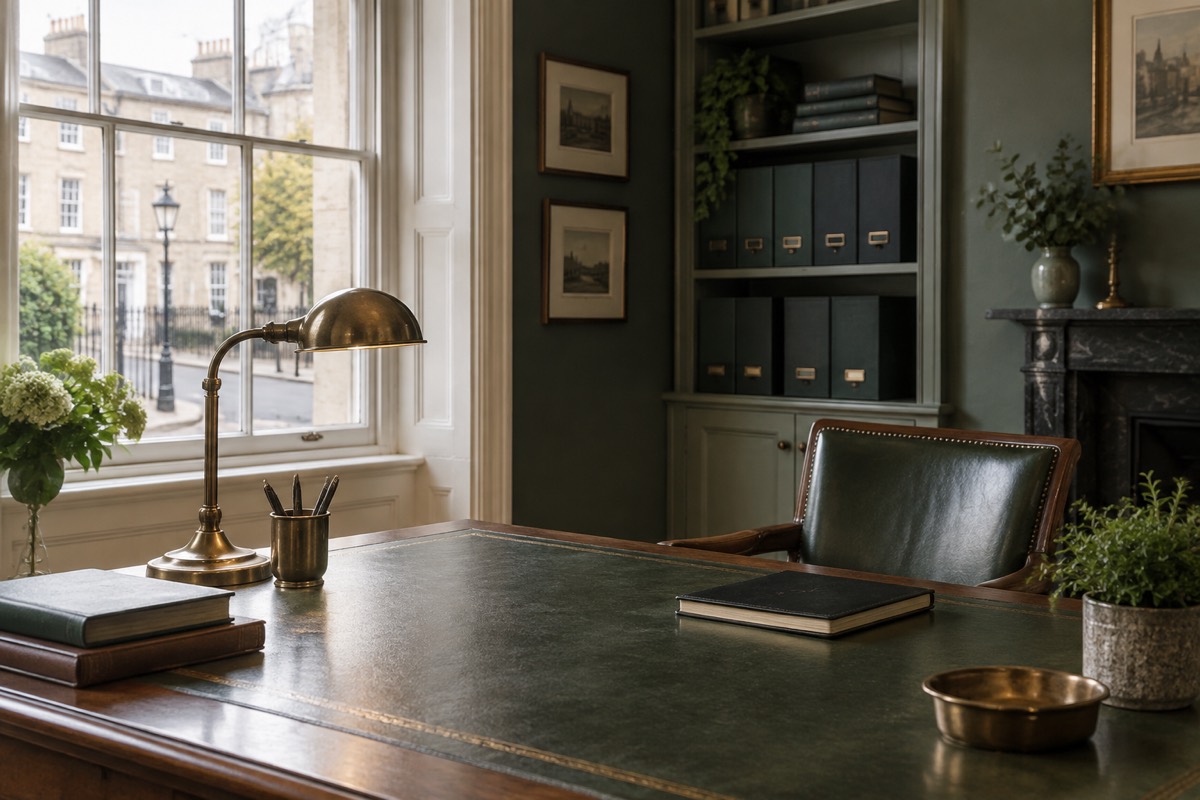 The front room of a small accountancy practice